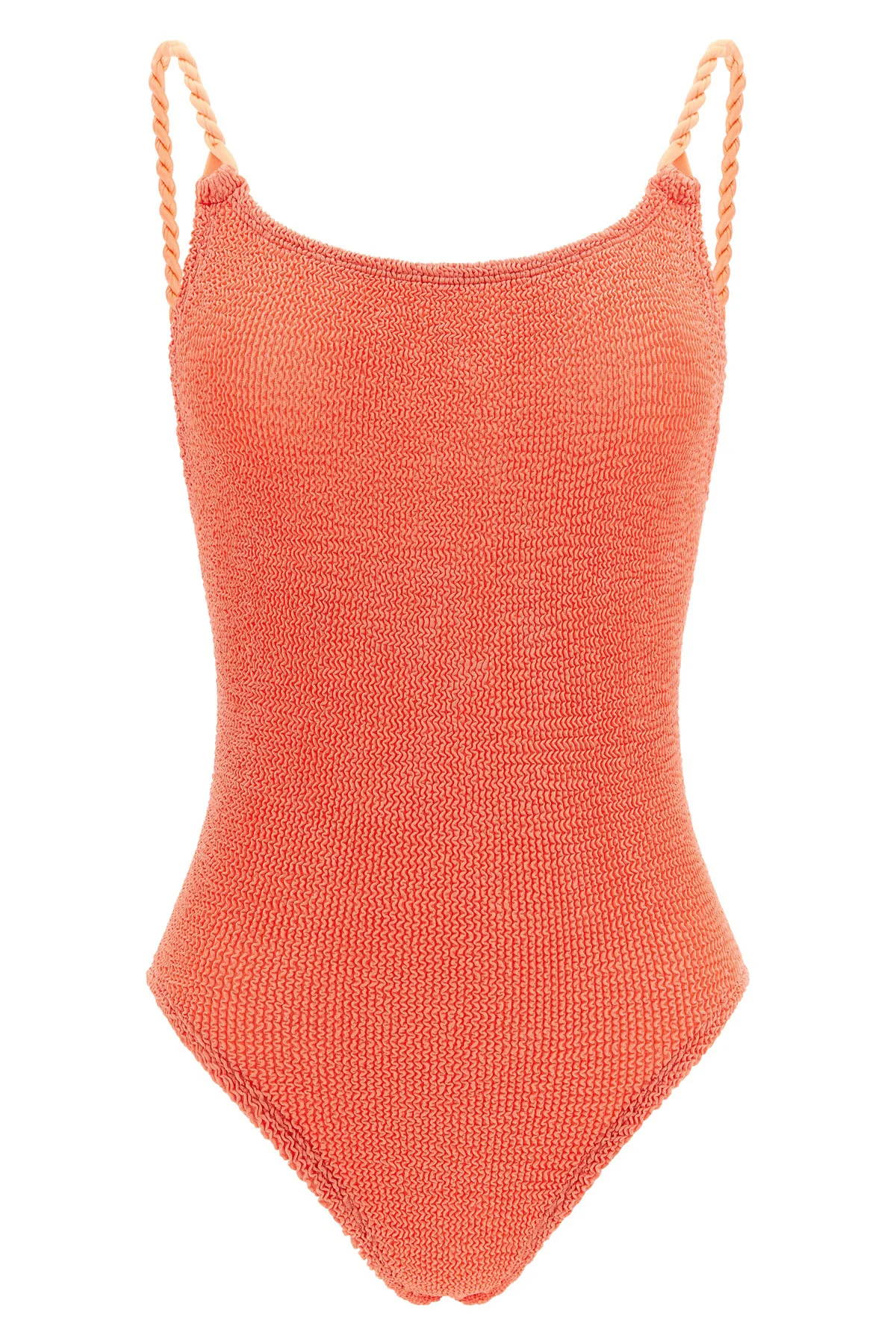 HUNZA G OS the hunza g camille one-piece swimsuit in the original crinkle(tm) fabric stan