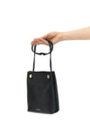 smooth calf leather clutch bag