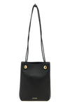 smooth calf leather clutch bag