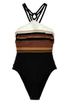 cathy one-piece swimsuit in stretch fabric