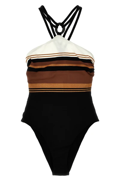 cathy one-piece swimsuit in stretch fabric