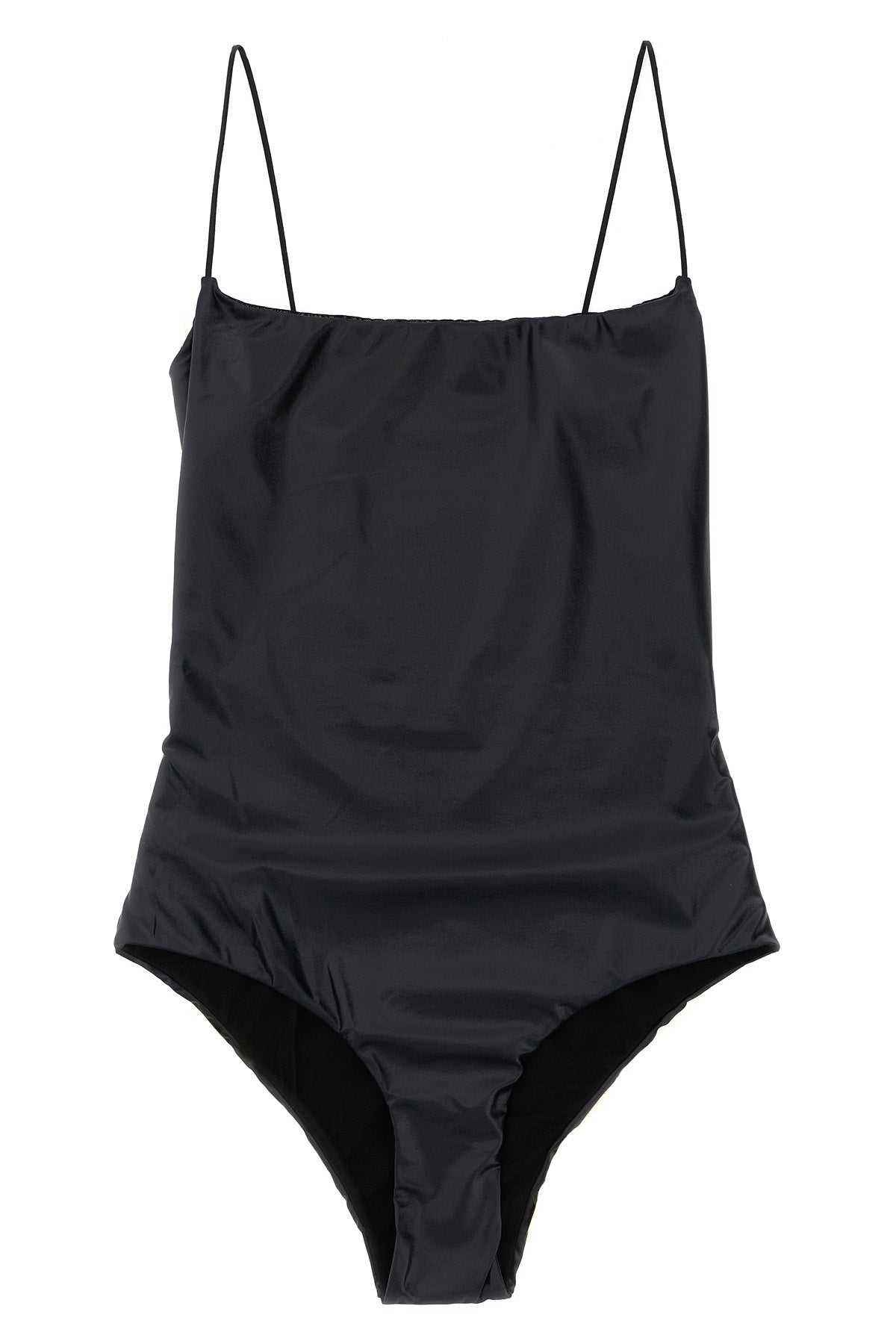 ALLIS L catlin satin lycra one-piece swimsuit