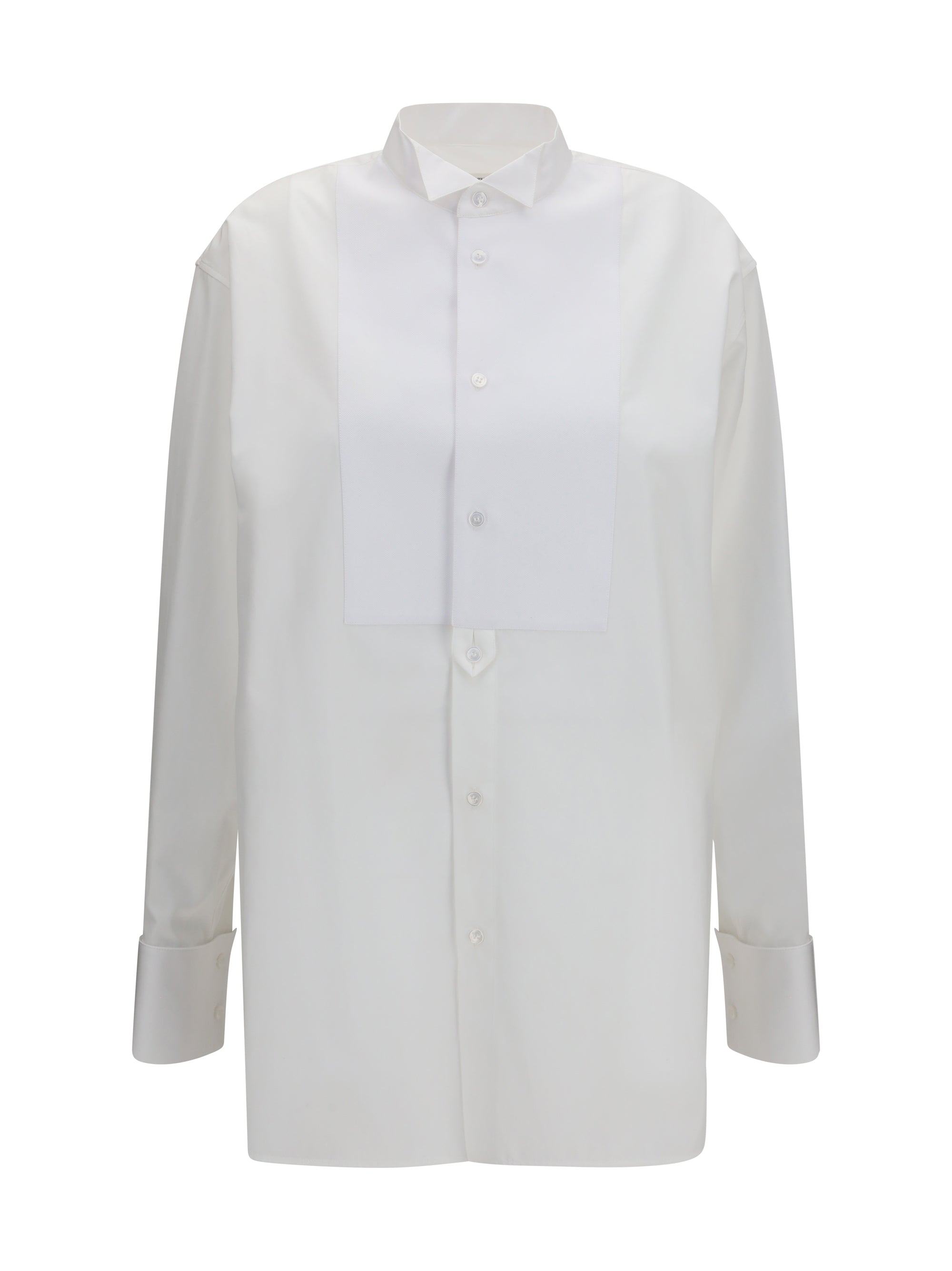 SAINT LAURENT 38 tuxedo shirt