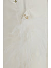 lisa feather chain corduroy pants
