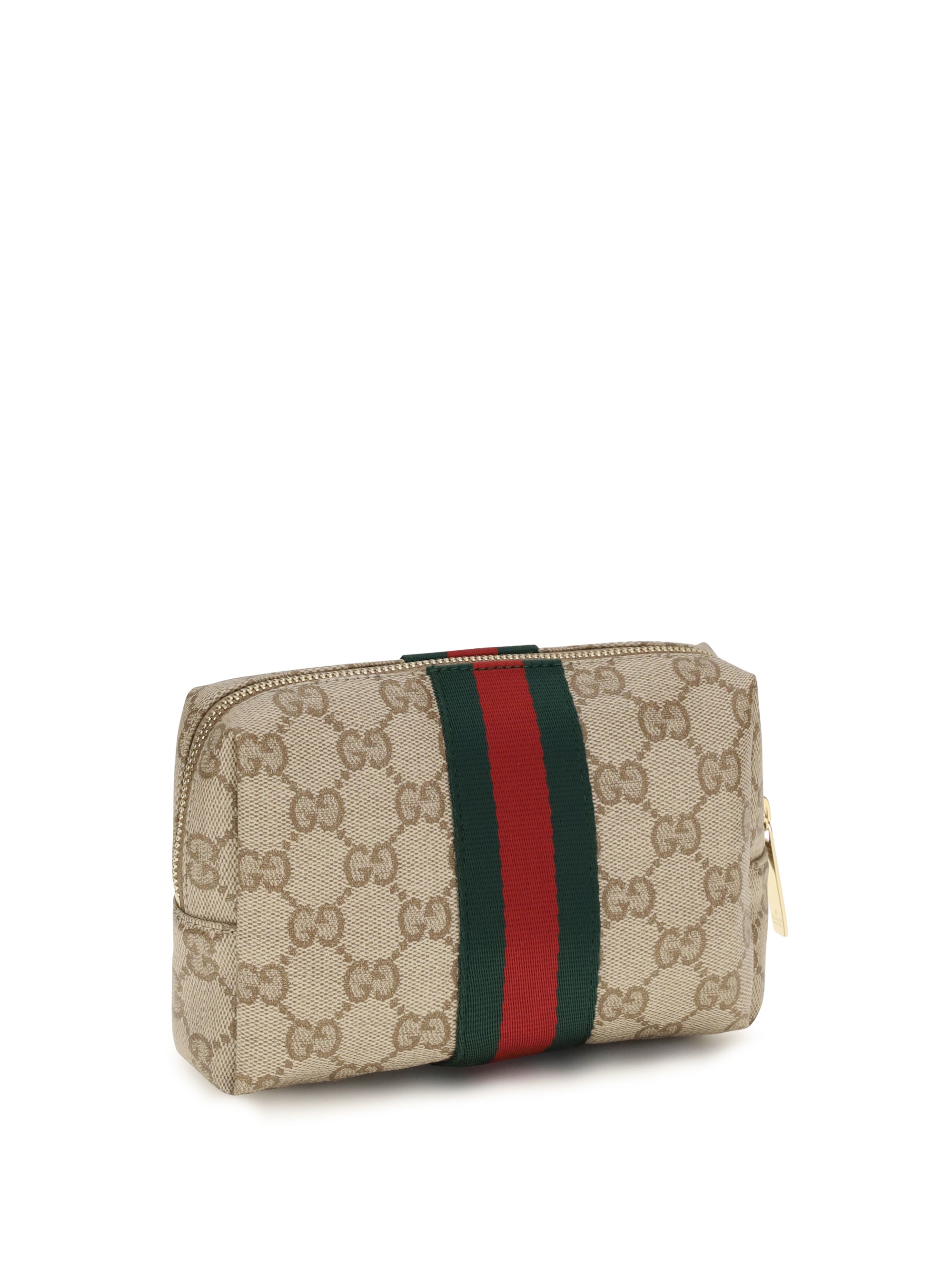 GUCCI OS medium beauty case with web stripe