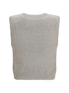 knit and sequin vest