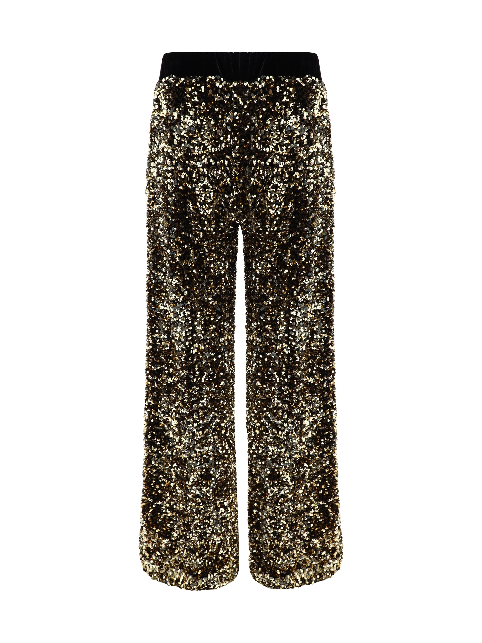 ELLA 40 velvet pants with sequins