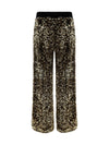 velvet pants with sequins