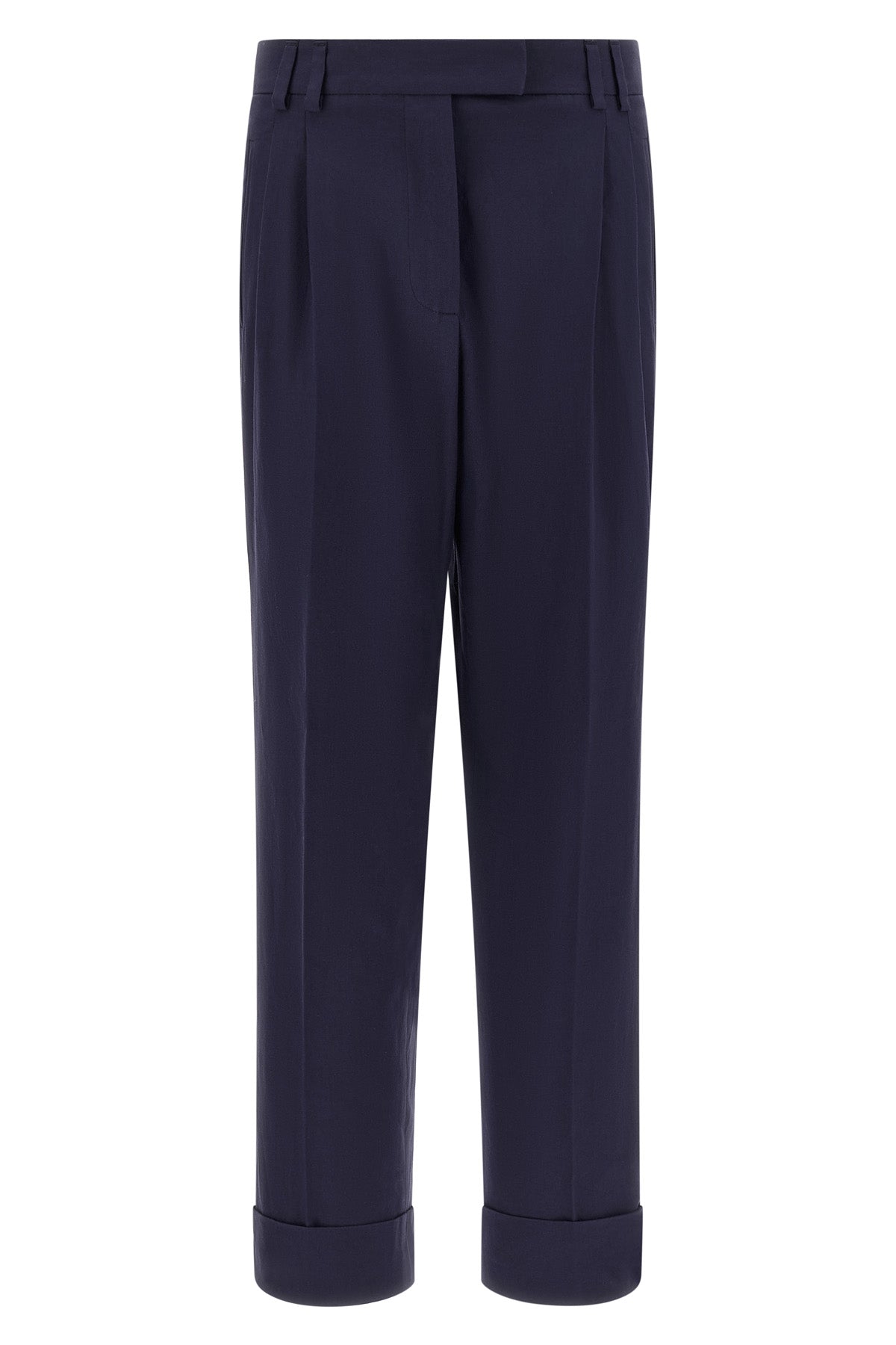 ALBERTO BIANI 38 albertino pants in washed cotton canvas