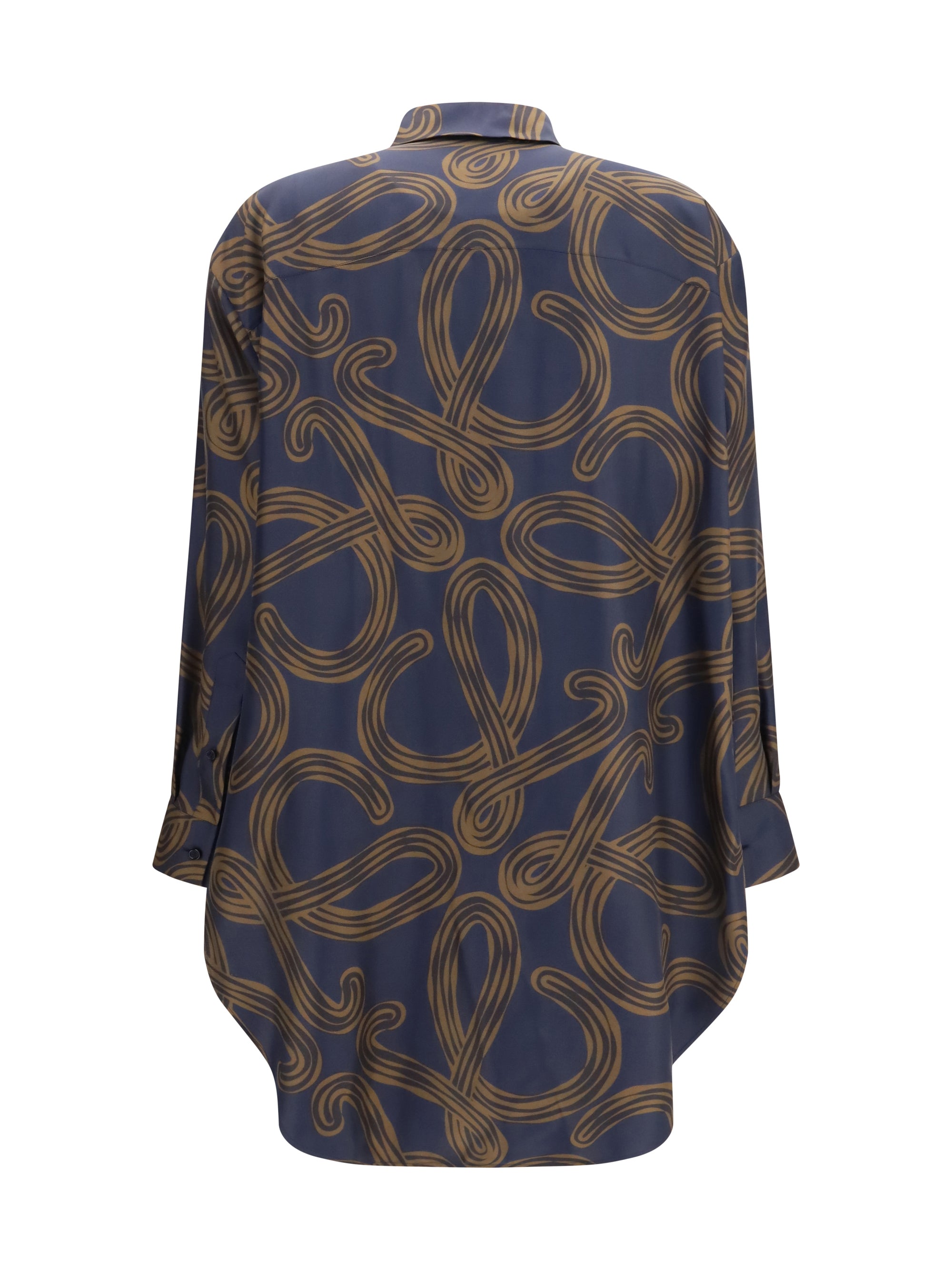 LOEWE 40 lightweight printed silk twill shirt