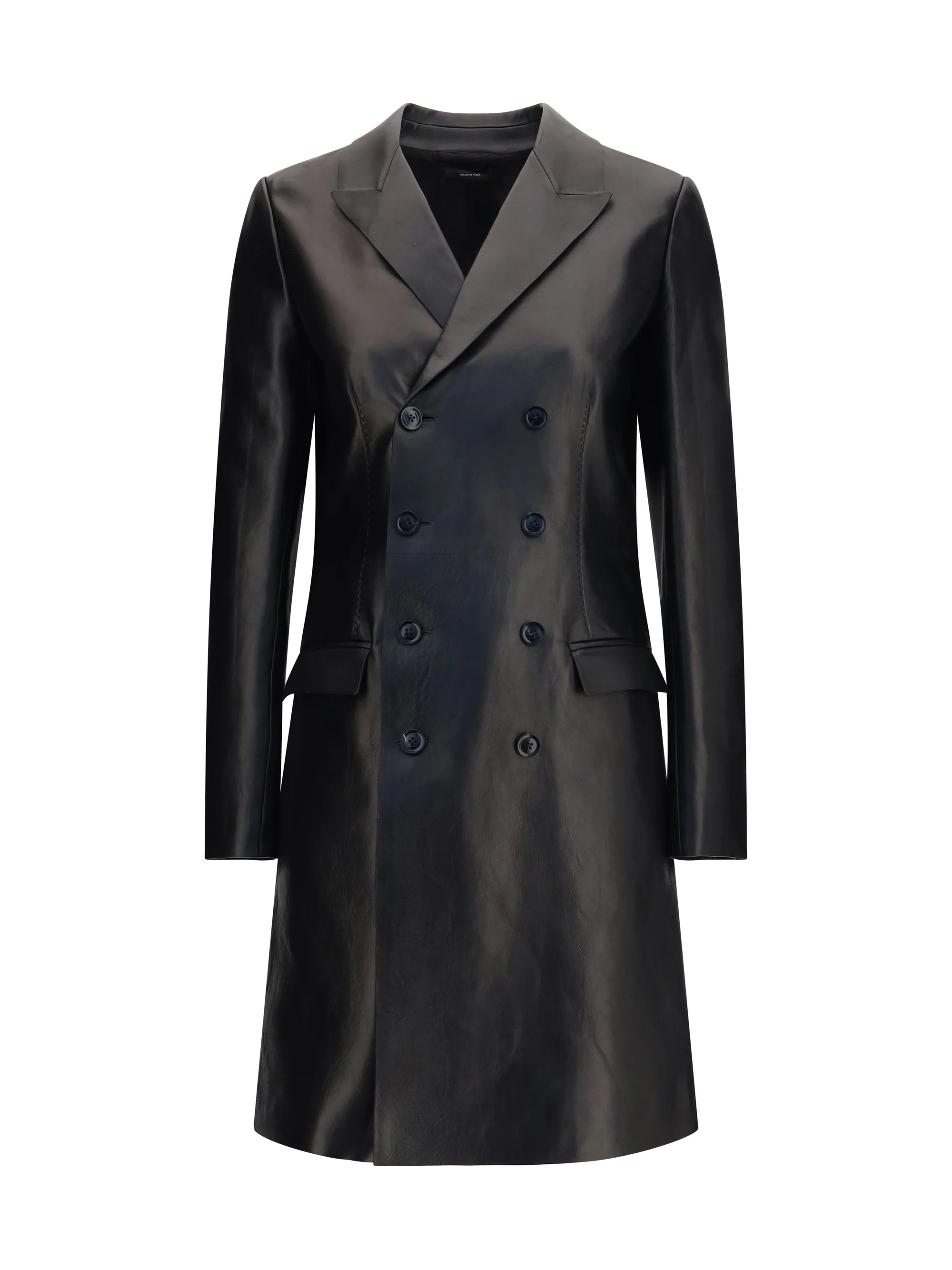 TOM FORD 38 double-breasted lambskin coat