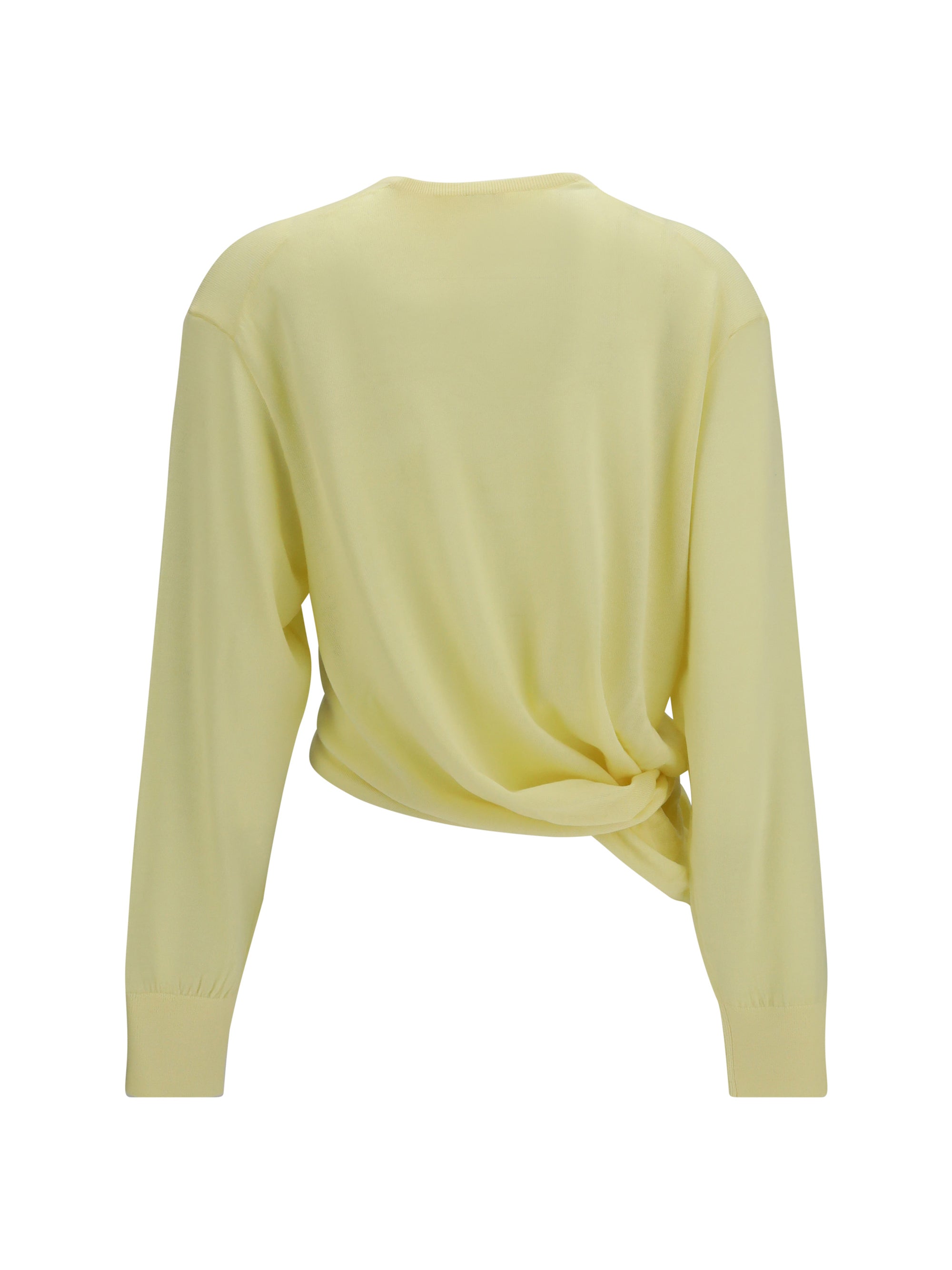 wool sweater with logo