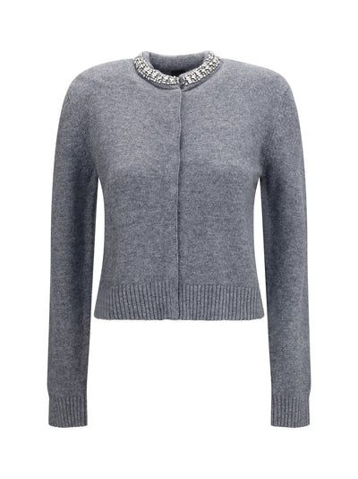 colonia cardigan with jewel collar