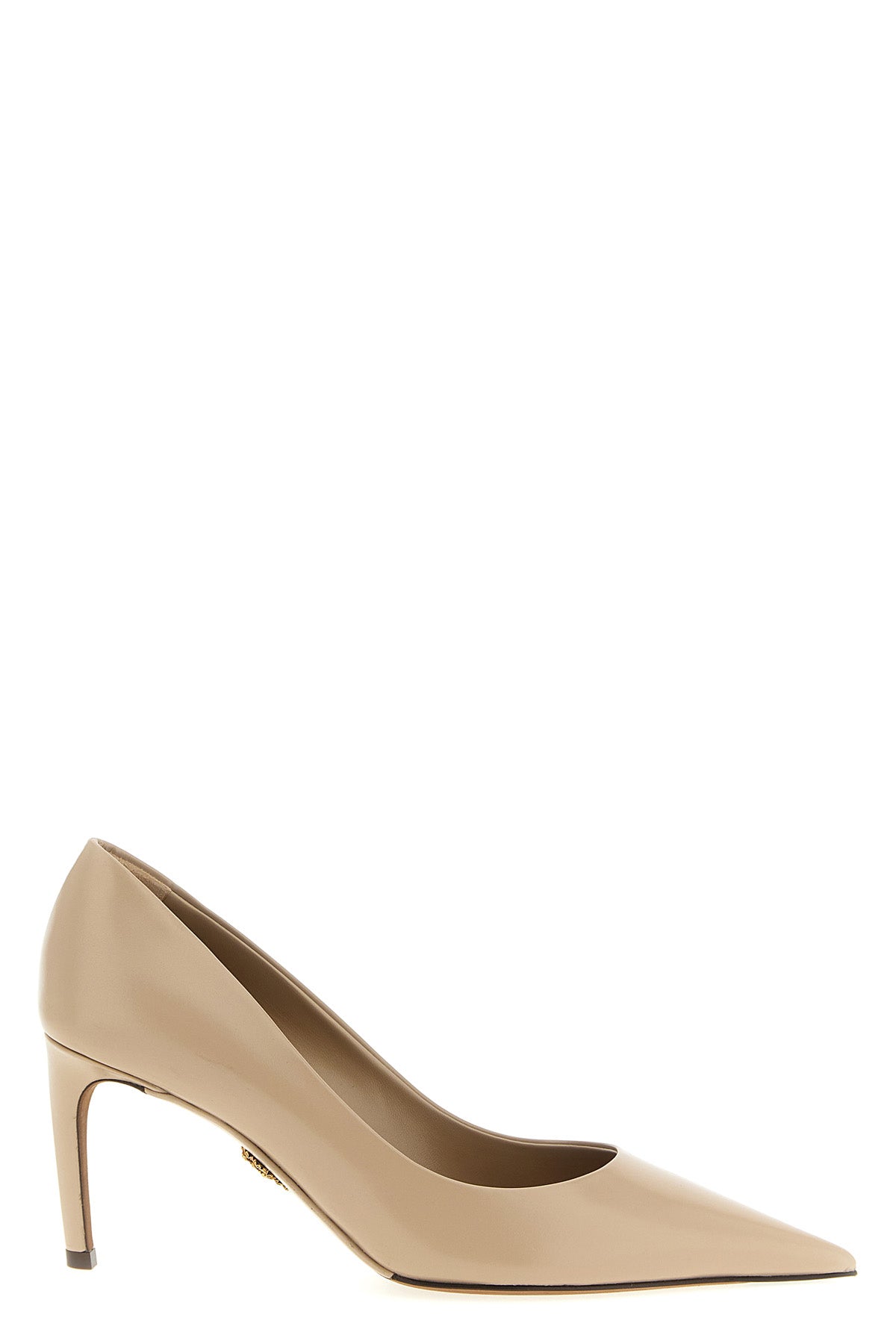 DOLCE amp; GABBANA 37.5 calf leather pointed pumps