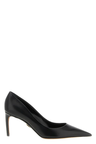 calf leather pointed pumps