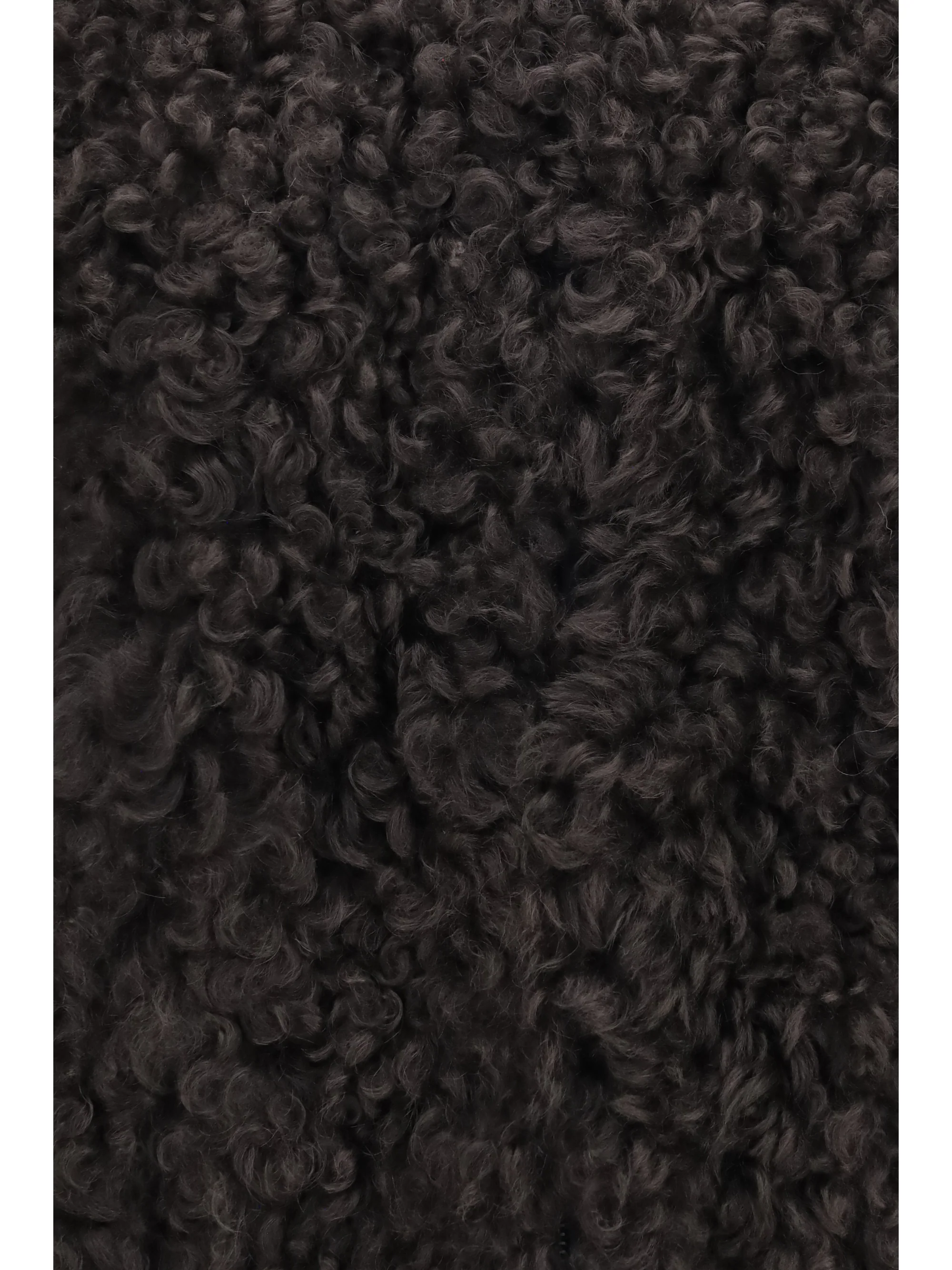 teddy-effect faux fur jacket