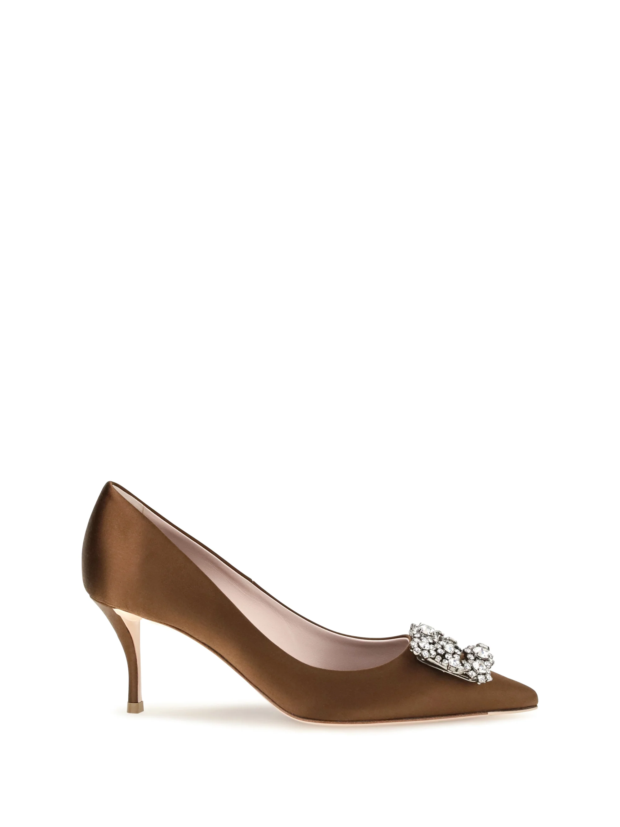 efflorescence satin pumps