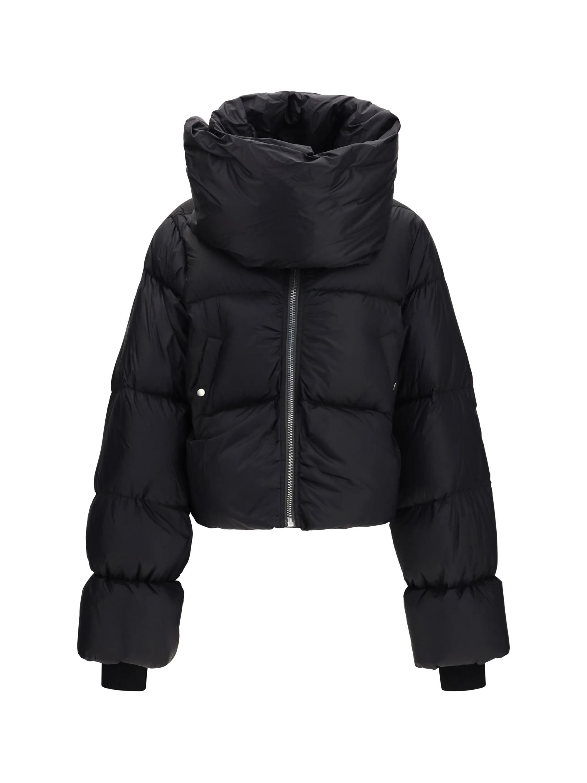 RICK OWENS 42 padded funnel neck jacket
