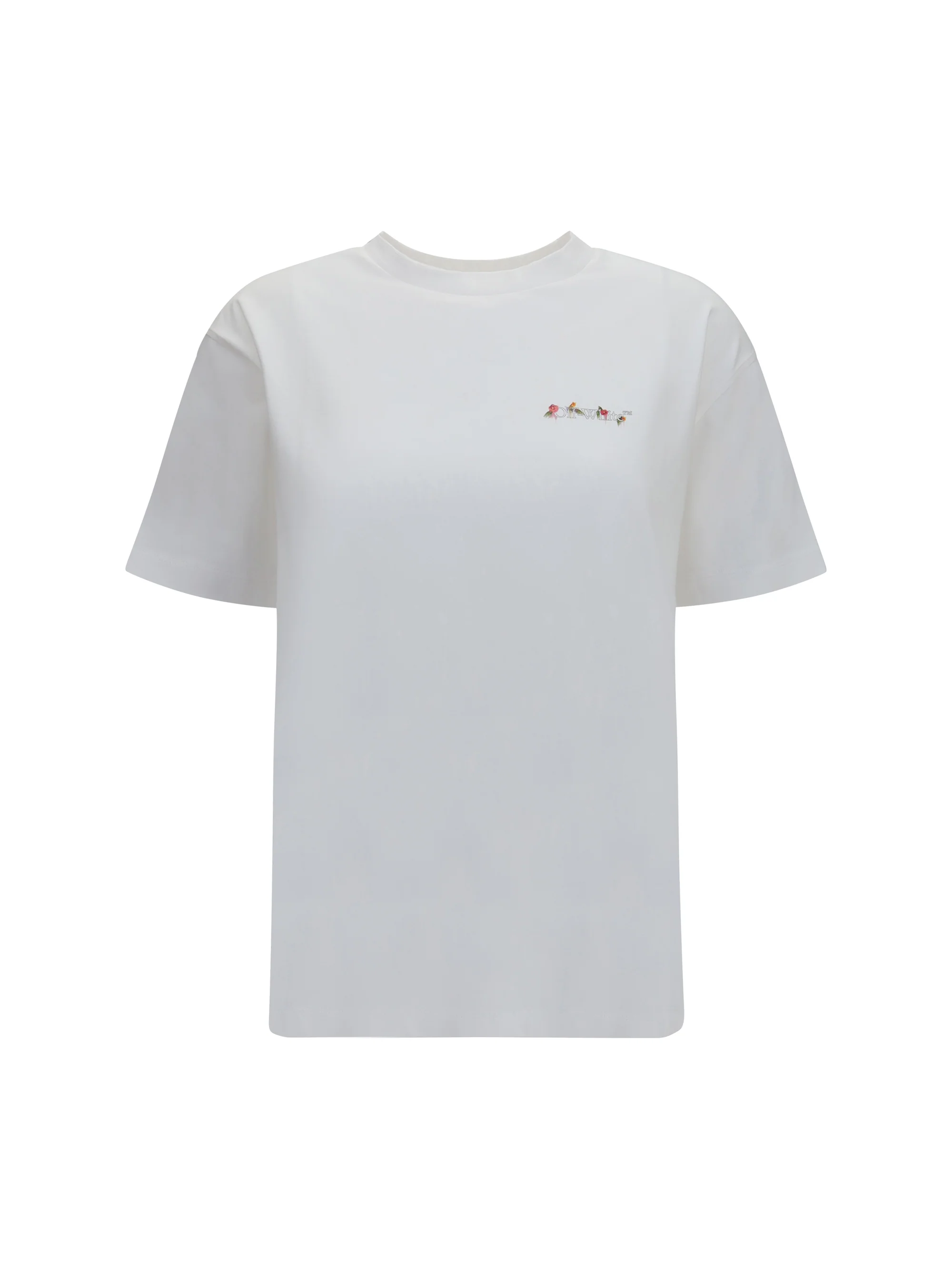 OFF-WHITE L arrow flower t-shirt