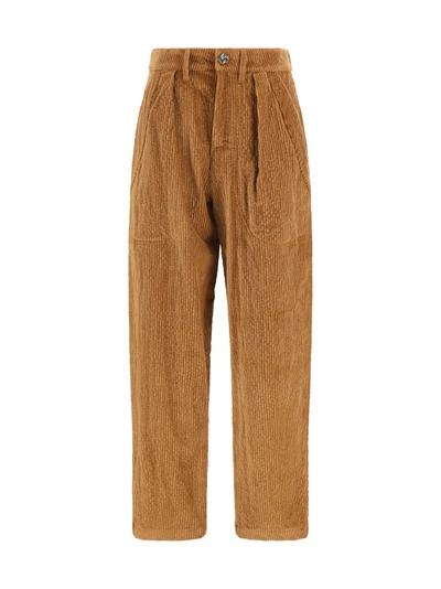 straight-leg corduroy pants