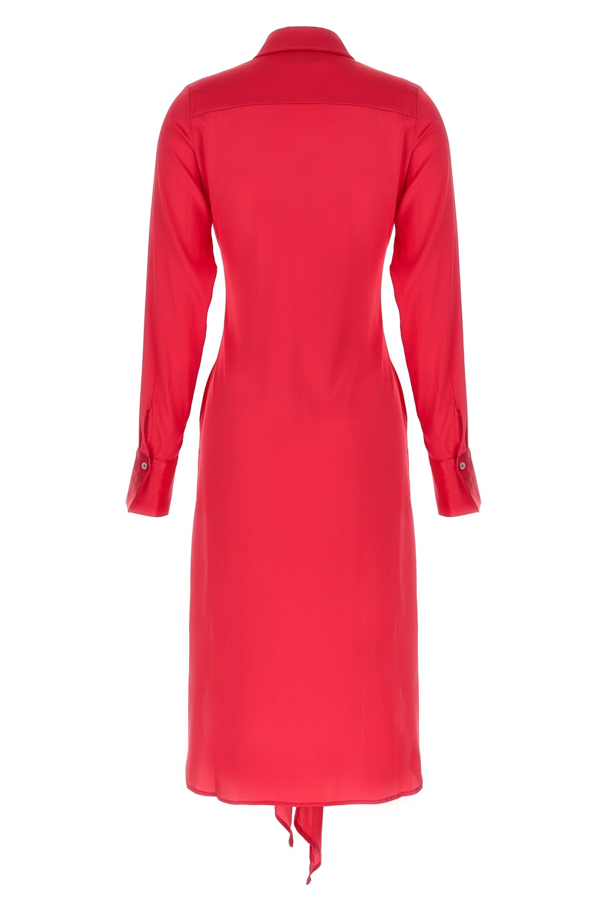 LE TWINS 38 cervia maxi shirt dress in stretch silk