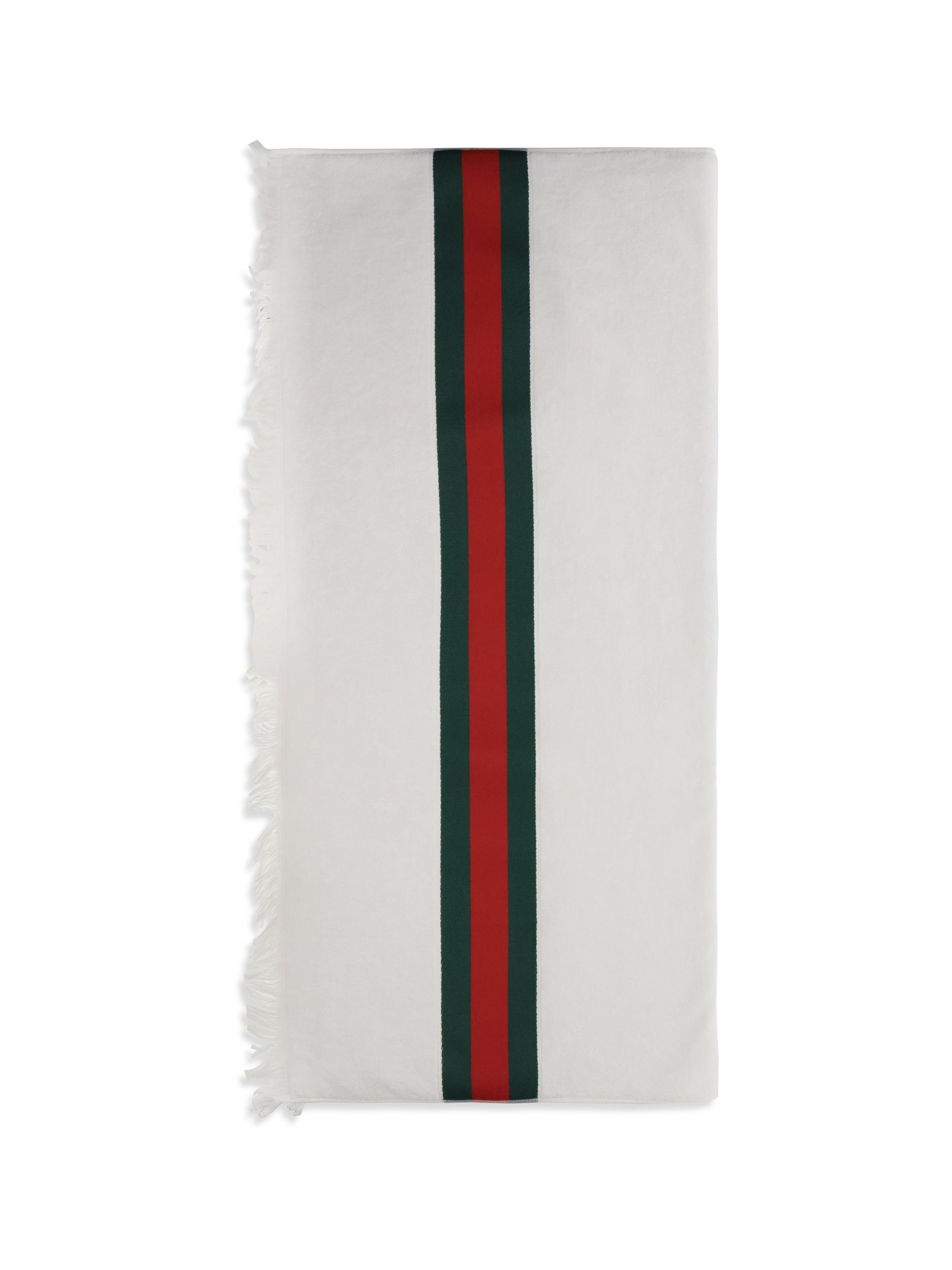 GUCCI OS cotton terry towel with web