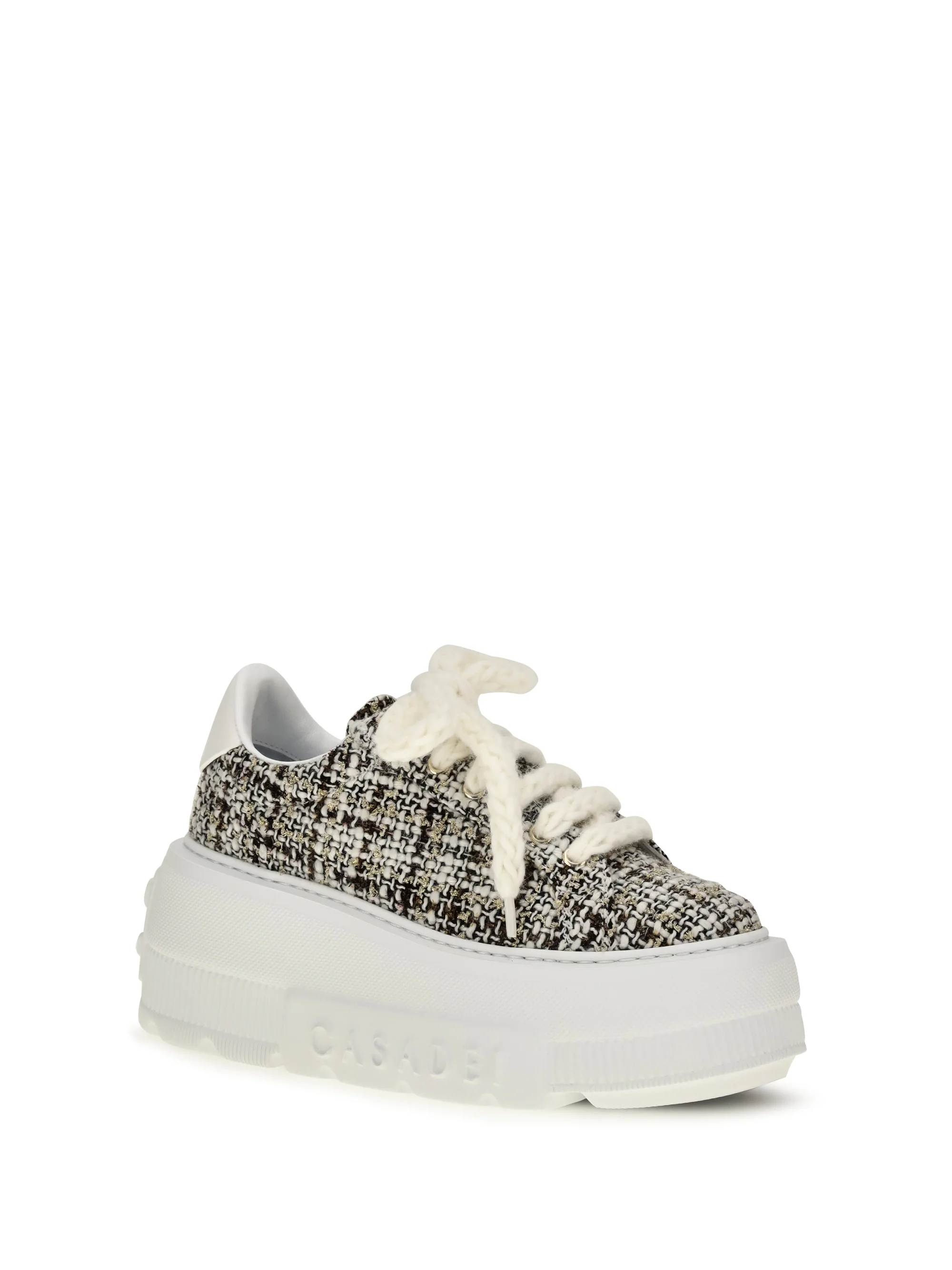 CASADEI 36 nexus sneakers in bouclé fabric