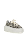 nexus sneakers in bouclé fabric