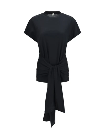 draped-waist jersey t-shirt