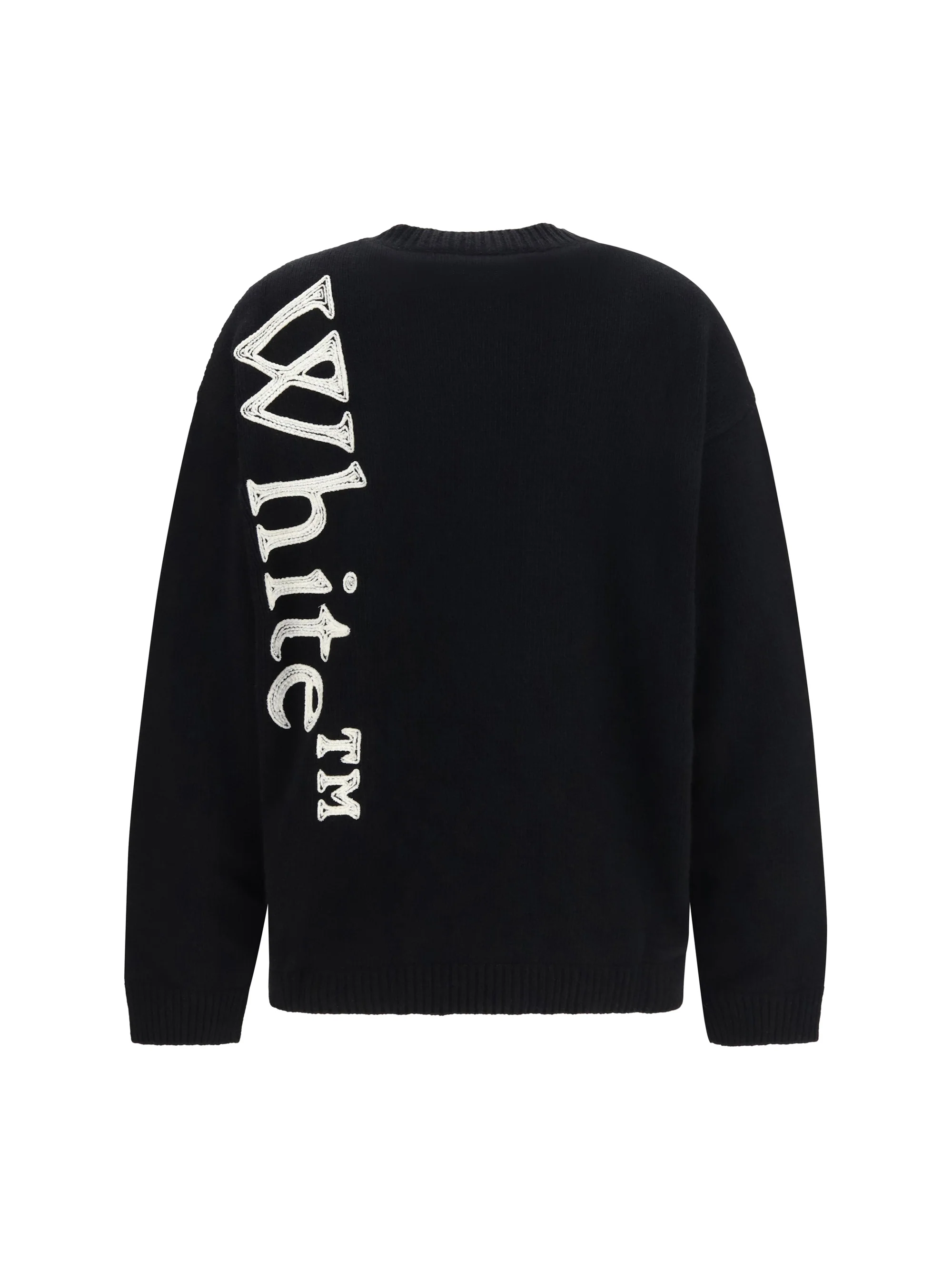 vertical bookish crewneck sweater