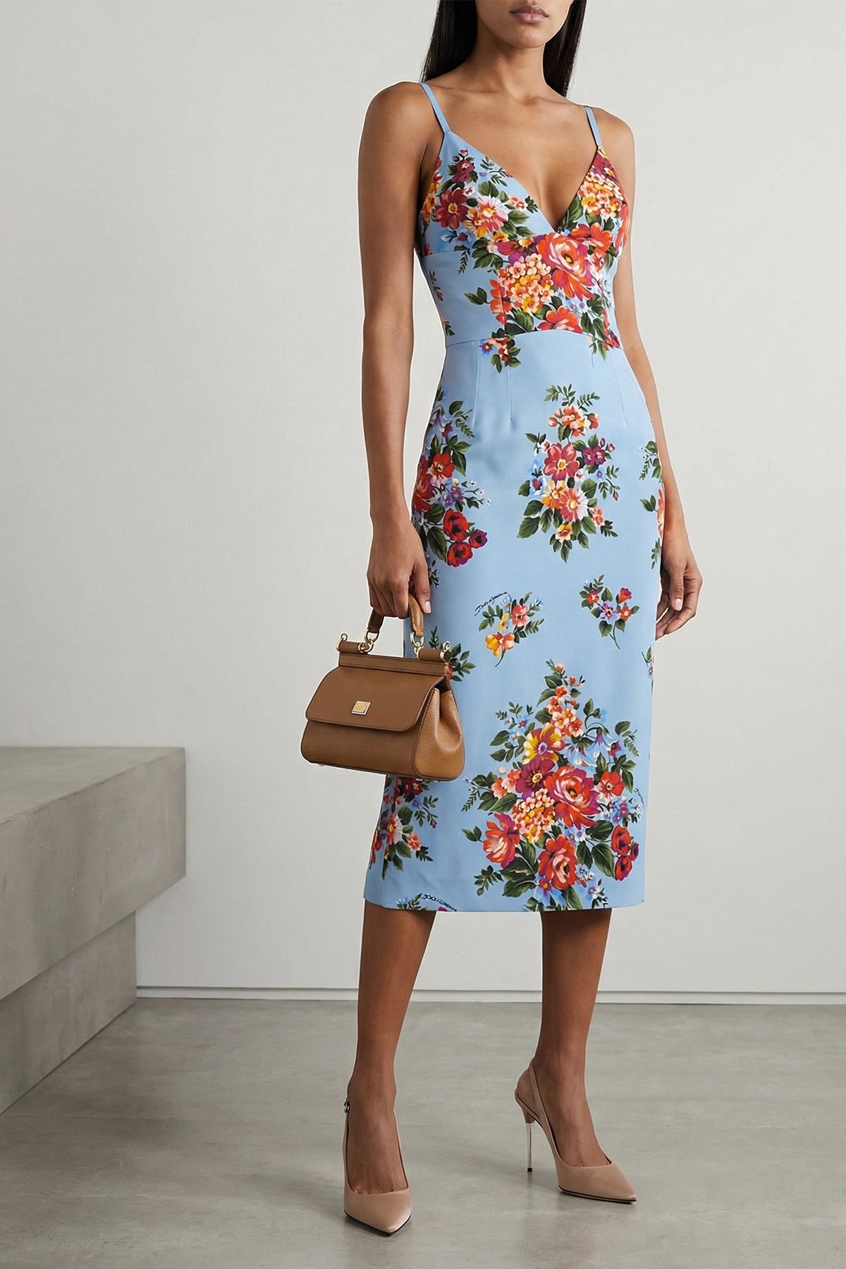 DOLCE amp; GABBANA 36.5 satin slingbacks