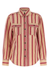 gelva striped cotton canvas shirt