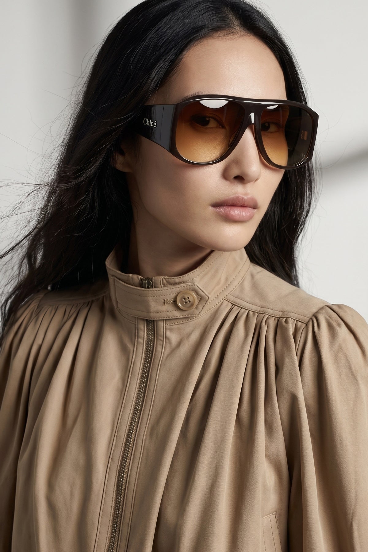 CHLOÉ OS 60 acetate sunglasses