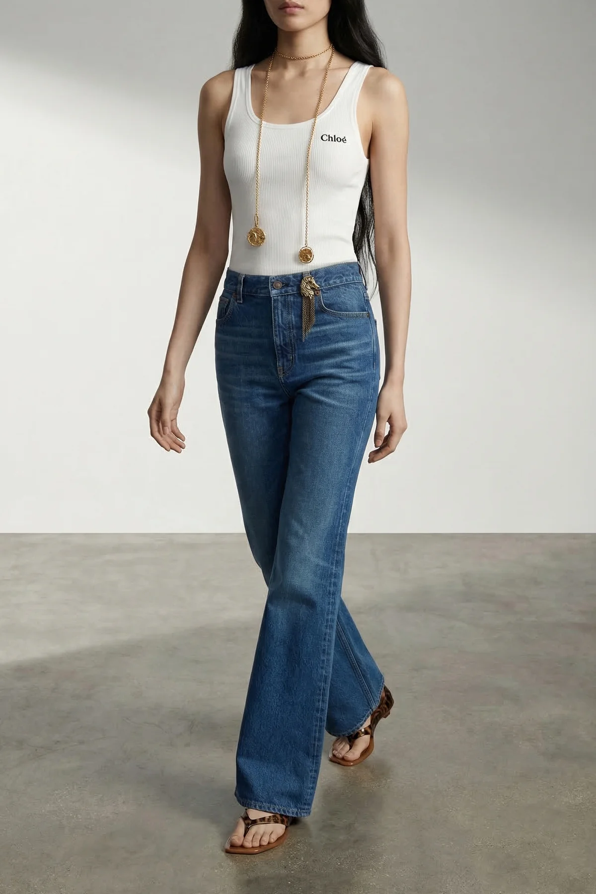 slightly stretch ribbed cotton top
