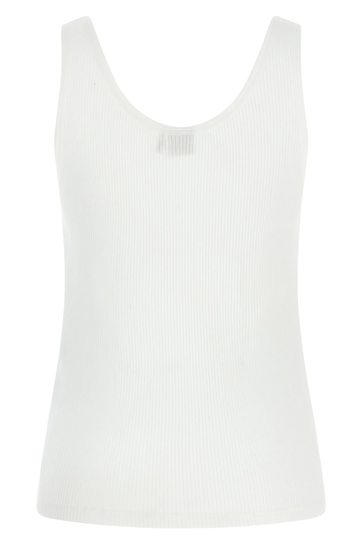 slightly stretch ribbed cotton top
