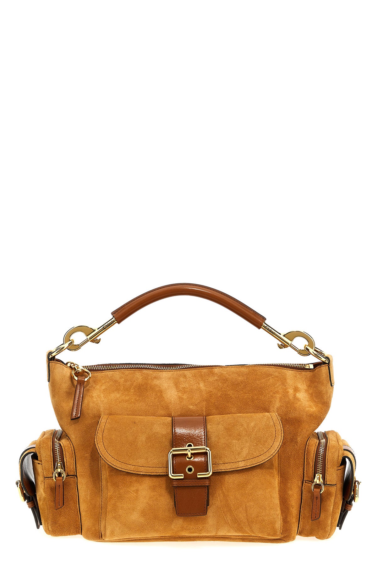 CHLOÉ OS camera bag suede shoulder bag