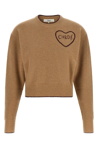 the chloé crew neck sweater defines a new interpretation of luxury knitwear thro