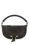 marcie mini suede shoulder bag