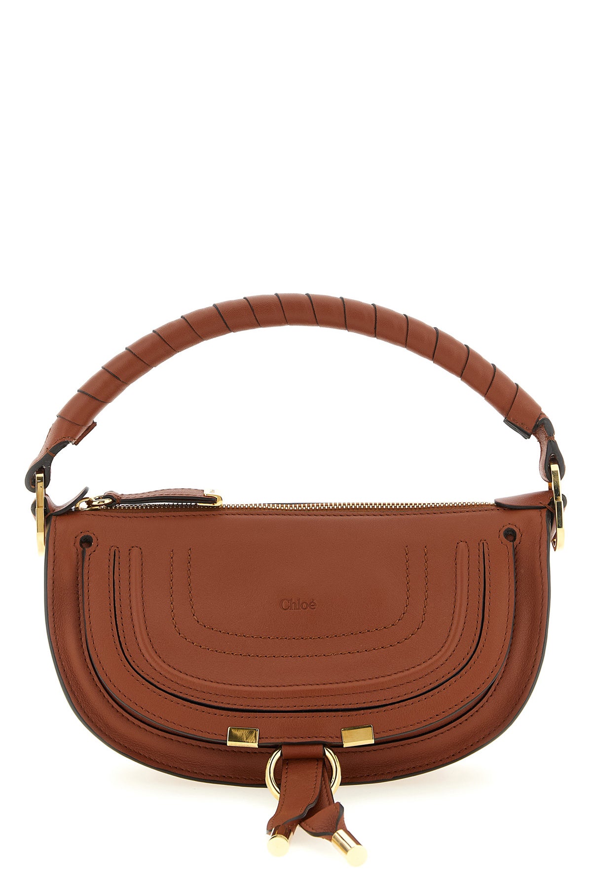 CHLOÉ OS marcie mini shoulder bag in smooth calf leather