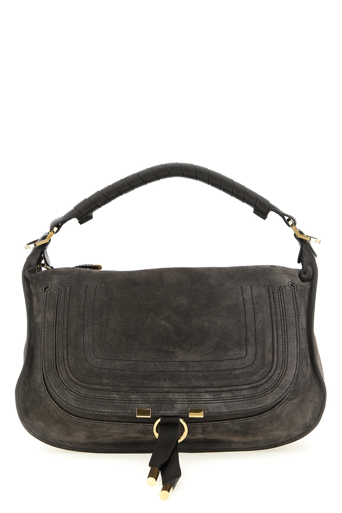 small marcie suede shoulder bag