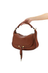 small marcie shoulder bag in smooth calf leather