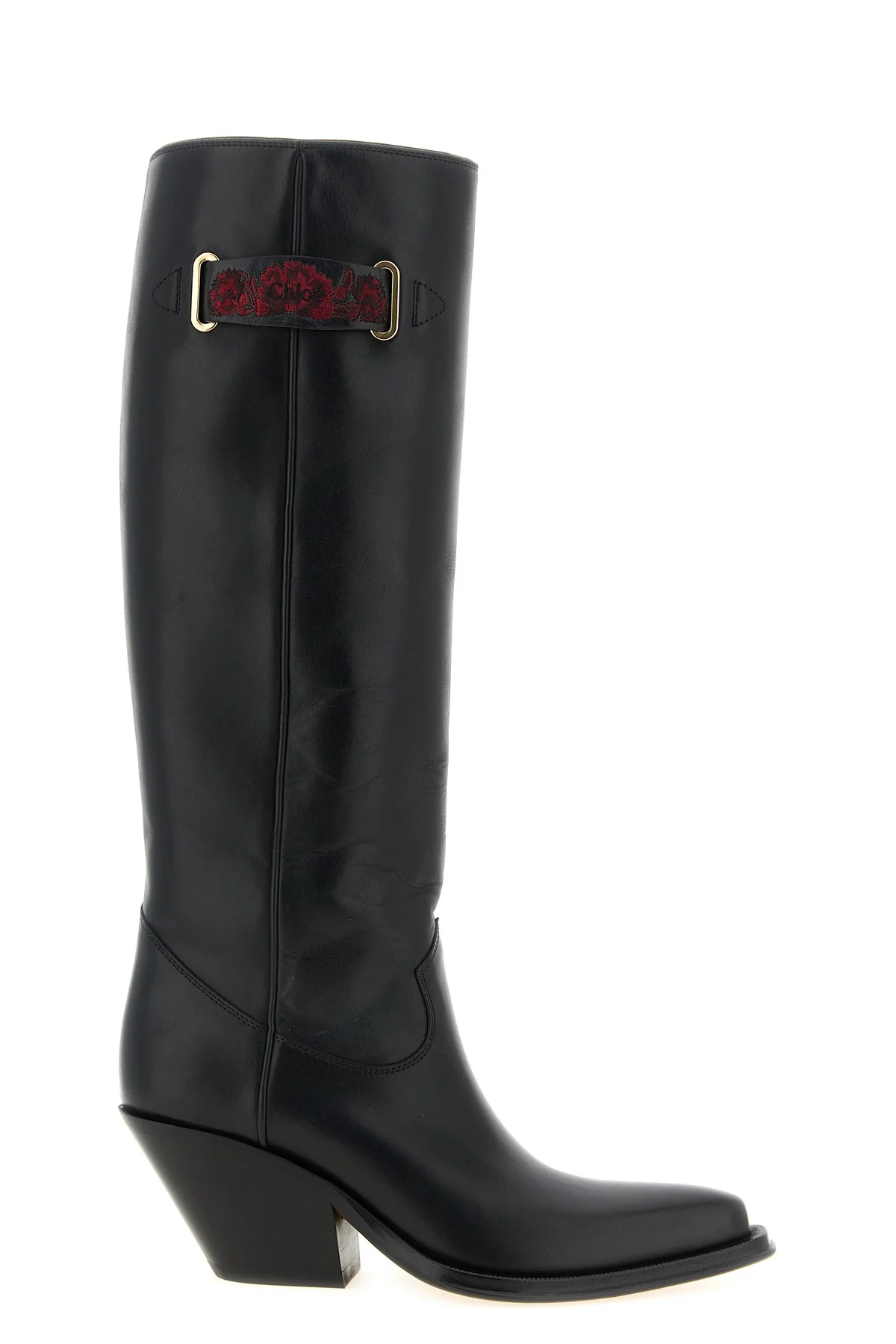 chloé azelan high boots redefine the texan aesthetic through a rigorous constr