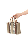woody small canvas shopping bag
