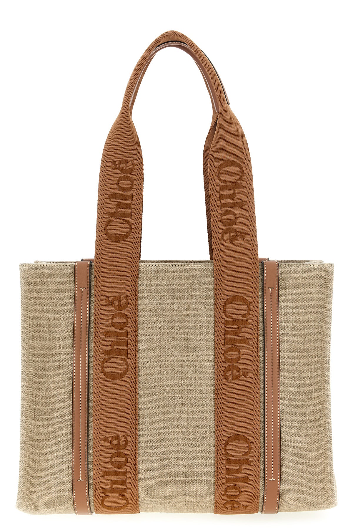 woody medium canvas shopping bag