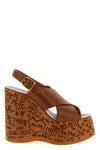 maxime sandals in semi-glossy cowhide leather