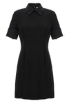 cipro dress in matte viscose satin