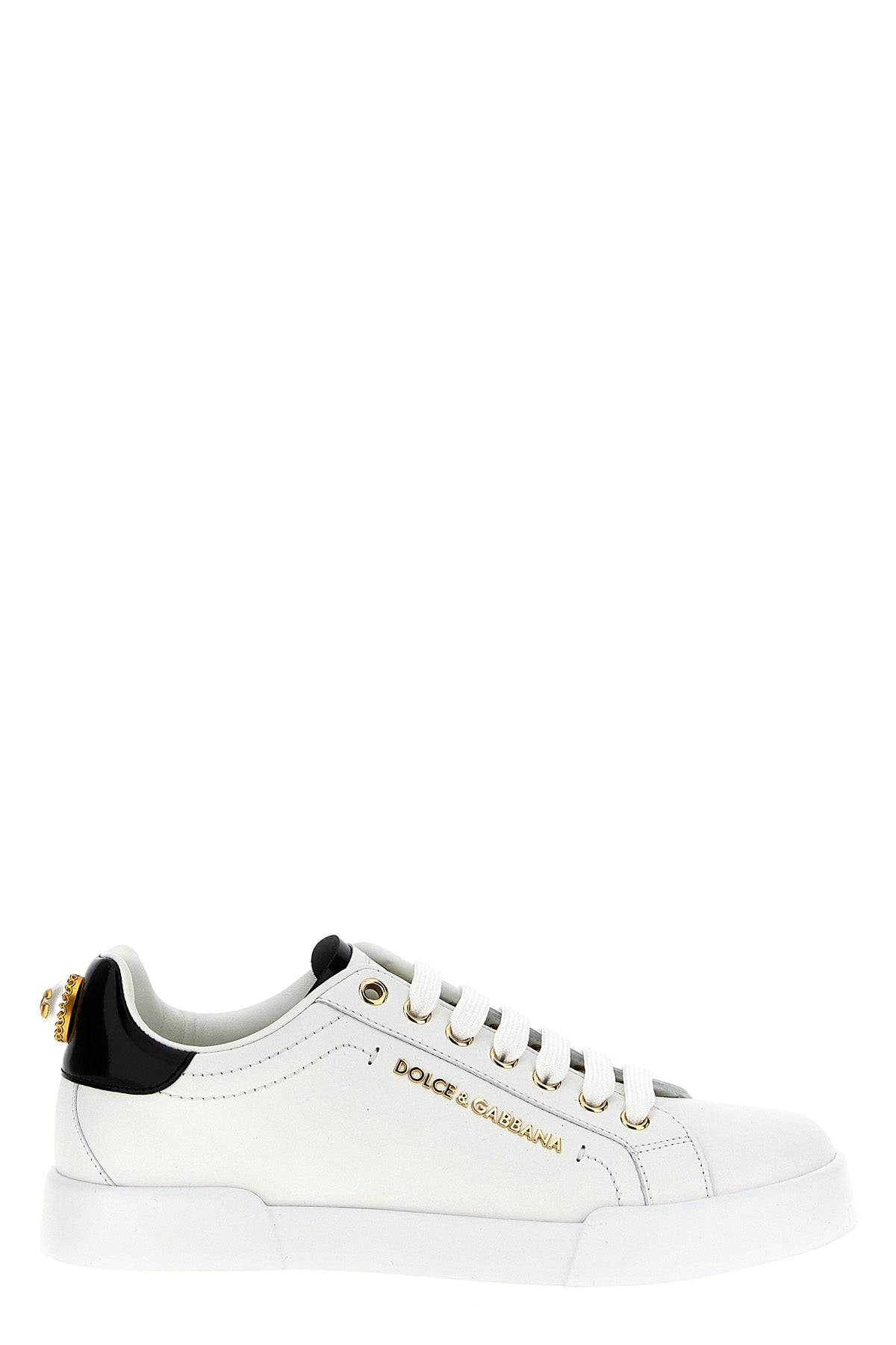 DOLCE amp; GABBANA 36.5 portofino sneakers in napped calf leather