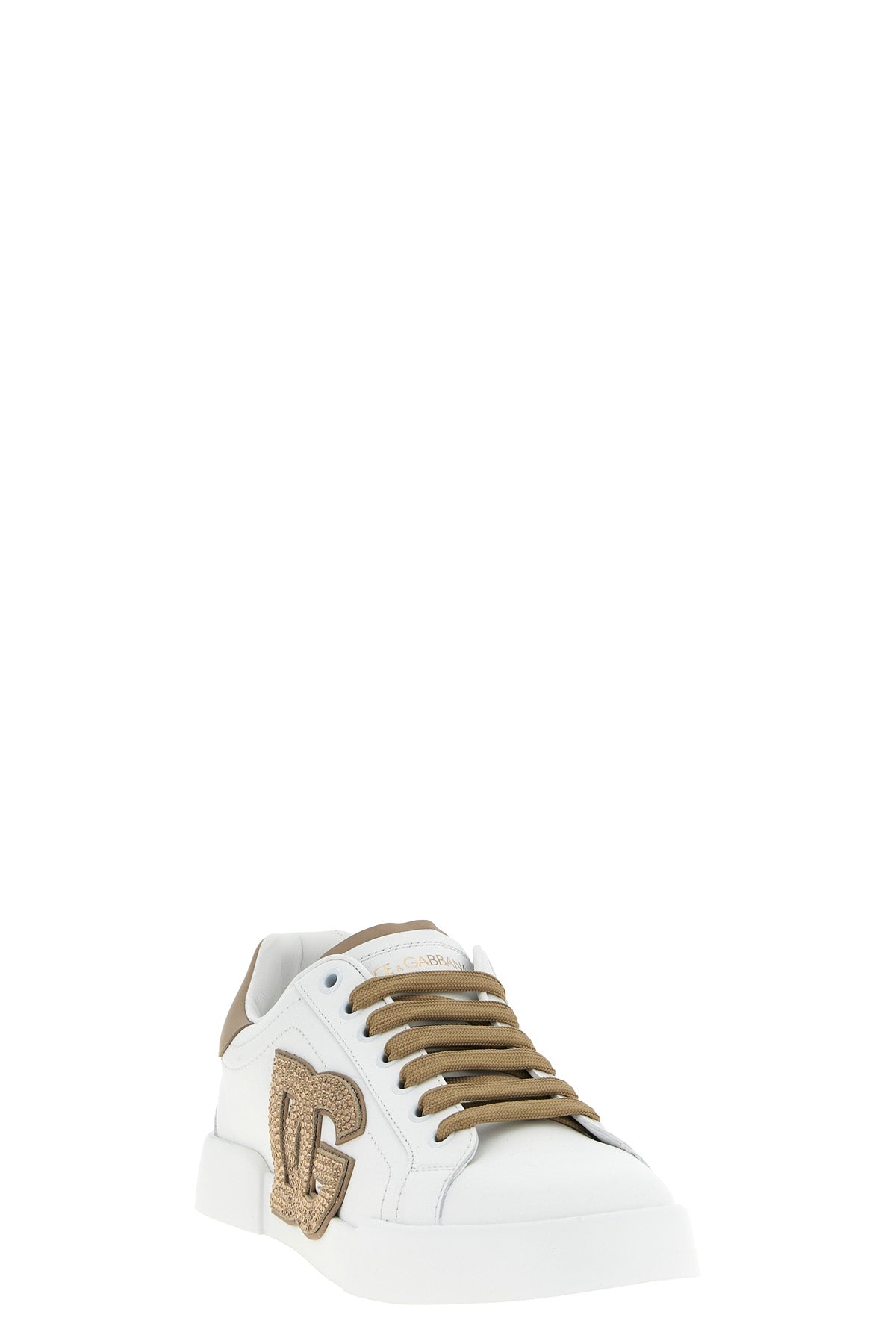 DOLCE amp; GABBANA 39.5 portofino leather sneakers