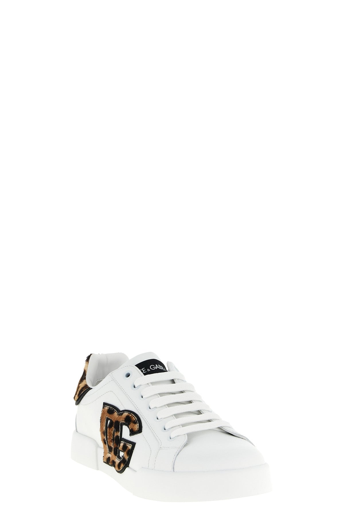 DOLCE amp; GABBANA 37 portofino light strobel leather sneakers