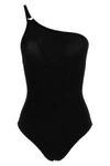 the hunza g clara one-piece swimsuit defines beachwear aesthetics through an asy